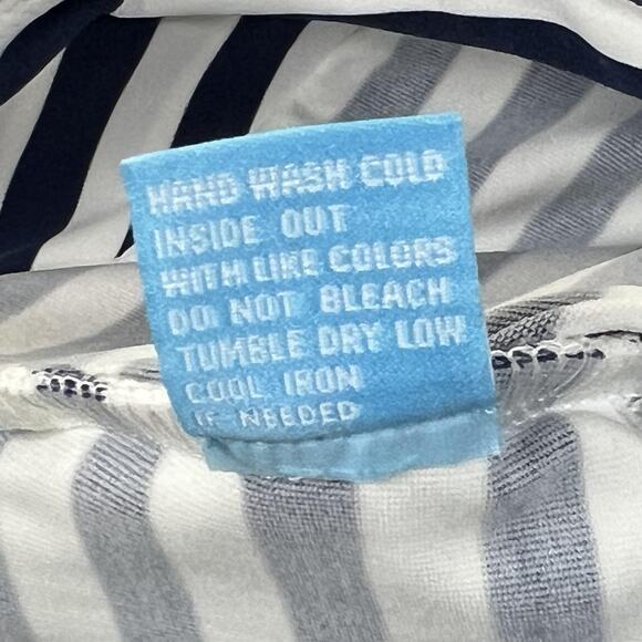 J McLaughlin Nicola Skirt Womens Small Stripe Stretch Catalina Cloth Nautical - Picture 11 of 11